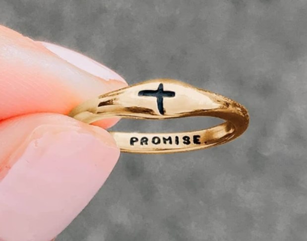 Gold Promise Ring - Elevated Faith